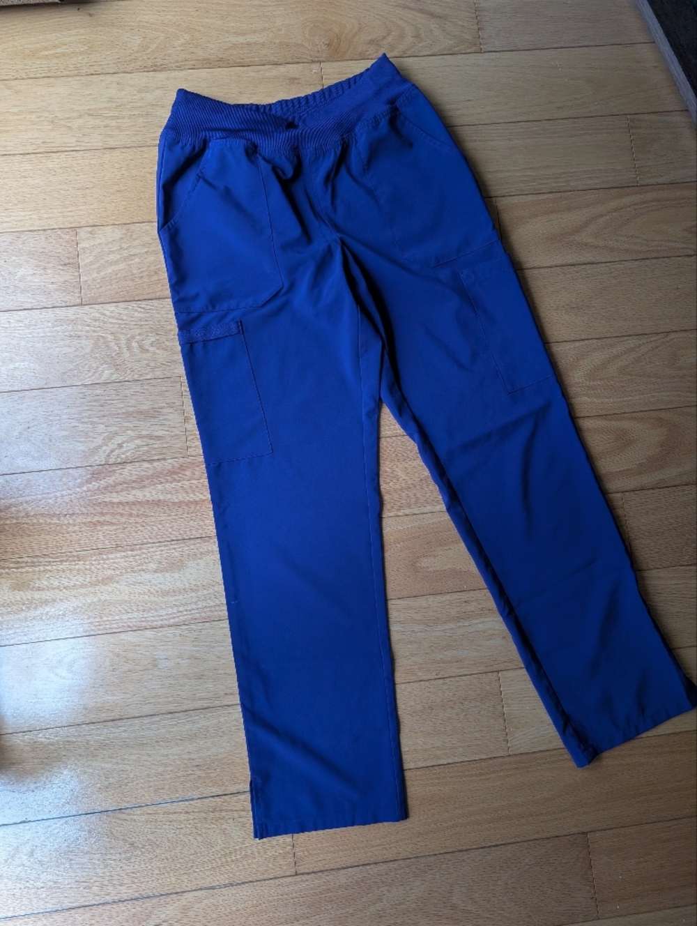 Dickies Purple Straight-Leg Cargo Pants with Rib Waist